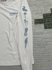 Chubbies Shirt Mens Small White The Original Beach Club Weekend Has Arrived