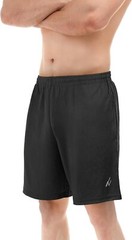 NY Threads Men’s Athletic Shorts Quick Dry Lightweight Running Large, Black