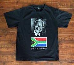 Rare Vintage Nelson Mandela Cape Town South Africa Shirt Sz L