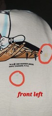 Vintage 1995 Looney Toons Taz Bowling t-Shirt Single Stitch Double Sided XL USA