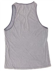 Penguin Mens Vest Top Large Blue Pinstripe DD17