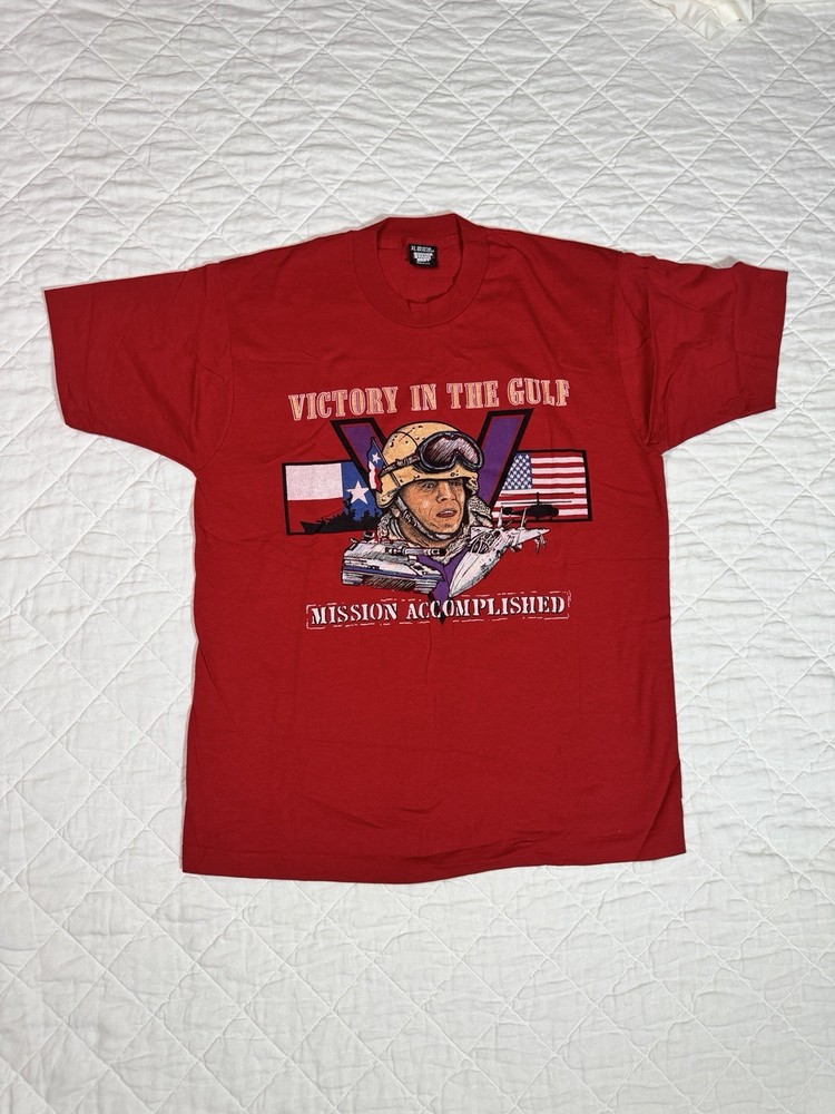 🇺🇸 Vintage Gulf War “Victory in the Gulf” T-Shirt 🇺🇸