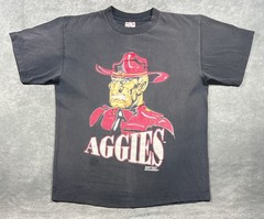 Vintage 90s Aggies New Mexico State NMSU T-Shirt Size XL