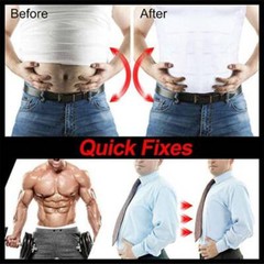 Men’s Slimming Body Shaper Vest Abs Abdomen Compression Shirts Workout Tank Tops