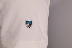 Kuhl Men’s White Blue Logo Klassik Fit (Retail $35)