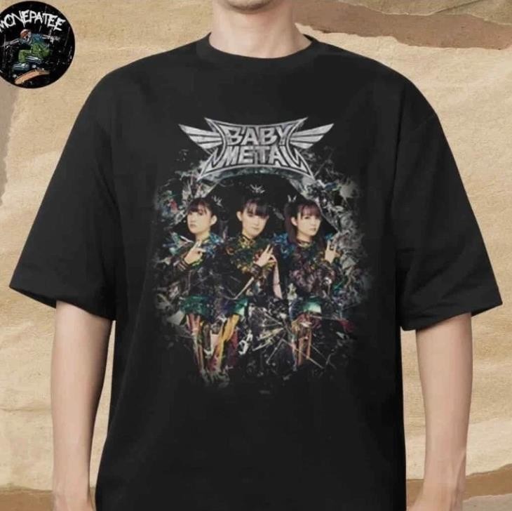 BABYMETAL METAL FORTH Merchandise 2024-2025 T-Shirt Gift Full Size Reprint