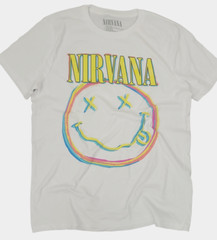 Unisex Adult Music t shirt -NIR-VANA -Heather Gray – music Tees –