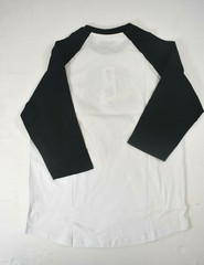 Neff Mens Fang Raglan 3/4 Sleeve White Shirt NWT S, M, L, XL, 2XL