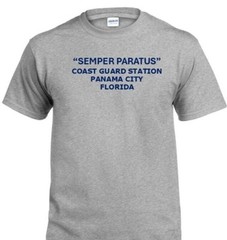 SEMPER PARATUS*COAST GUARD STATION DAUPHIN ISLAND*AL*INDIVIDUAL PT SHIRT