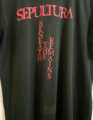 VTG 1990 Sepultura Men’s Size XL Beneath T-shirt, Made in USA 100% Cotton