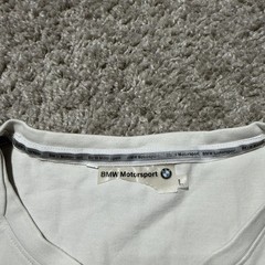 BMW Motorsport Shirt Adult Large White M3 M5 Car Graphic Racing Tee BMW Mens L