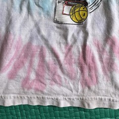 Market Shirt Mens Small White Red Tie Dye Graphic Streetwear Tee World Pakistan
