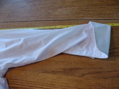 Albert Nipon Men’s White Shirt Classic Casual Cuff Style Large 17 1/2, 32-33