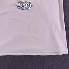 Delta Pro Weight Mens White Jeff Gordon 99th Indianapolis 500 T-Shirt Size Large