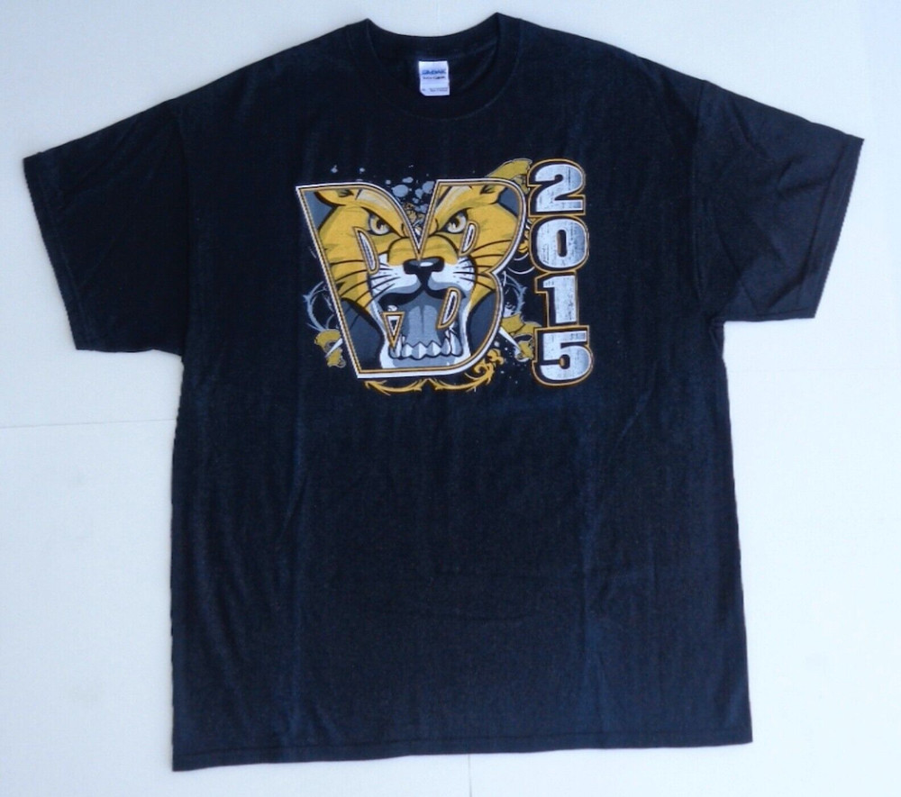 BIG CAT TIGER Logo Graphic T Shirt 2015 ‘Can’t Touch Th15!’ Size XL VG Condition