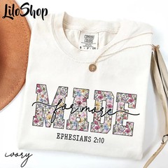 made for more ephesians floral comfort tee