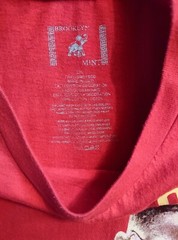 NOTORIOUS BIG Size L Brooklyn Mint 100% Cotton Red T-Shirt FREE SHIPPING!