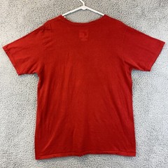 Adidas Logo Graphic Go-To Tee Men’s T-shirt Red L Large / 45-20