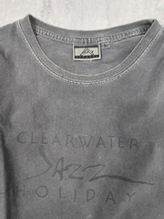 Clearwater Jazz Holiday 20th anniversary commemorative t-shirt in gray Size L