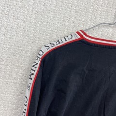 Guess Denim Elbow Strap Logo Spell out Shirt Streetwear Essential Men’s Size XS