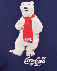 Vintage Coca-Cola Atlanta Polar Bear Graphic T-Shirt – Navy XL