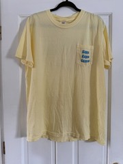 Comfort Colors Kappa Kappa Gamma Outer Banks Beach Graphic 2023 Men’s L Yellow