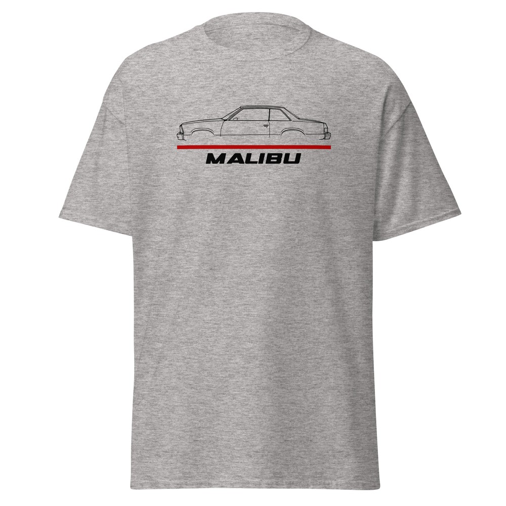 Premium T-Shirt For Chevrolet Malibu 1981 Car Fans Birthday Gift Tee Shirt