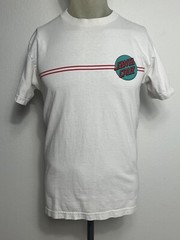 Santa Cruz Skateboards Graphic T-Shirt Mens Unknown Size White Logo Short Sleeve