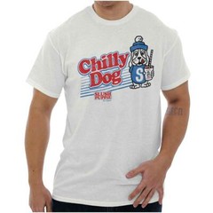 Chilly Dog Slush Puppie Novelty Cartoon Logo Adult Short Sleeve Crewneck Tee