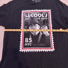 Cross Colours LL Cool J Rock The Bells NY 85 Stamp 90s Retro Legends TShirt Xlg