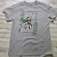 Lot of 6 Attack on Titan Anime Graphic T-Shirt Lot Size Adult MED