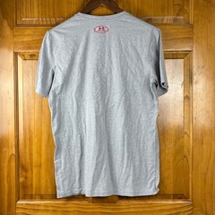 Under Armour Mens Gray Hate Every Mile Earn Every Victory Graphic T-Shirt Small