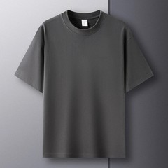 Men’s 100% Cotton T-Shirt Solid Short Sleeve Crew Neck Basic Summer Casual Tee