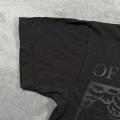 Vintage Of Mice & Men Tultex T-Shirt Mens Small Black Cotton Print Short Sleeve