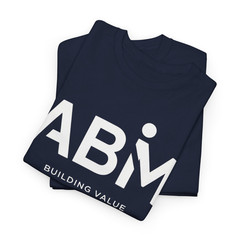 ABM Building Industries Logo T-Shirt Mens USA Graphic Tee Casual Cotton