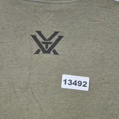 Vortex Optics Shirt Mens 3XL Green Logo Graphic Outdoor Hunting Shooting Red Dot