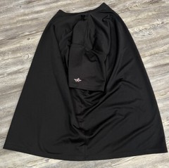 Alleson Athletic Men’s Black Stretch Polyester Crew Neck Short Sleeve T-Shirt 3X
