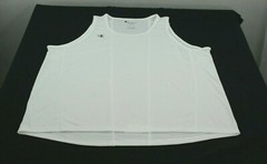 Champion White Tank Top Singlet Running Workout Mens Activewear Size Large