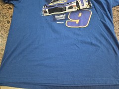 Chase Elliott #9 NAPA Auto Parts Hendrick Motorsports NASCAR T-Shirt Blue Sz XL