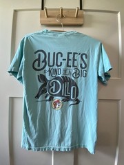 Comfort Colors Buc-ee’s Beaver Logo Graphic Print Crew Neck T-Shirt Men’s S