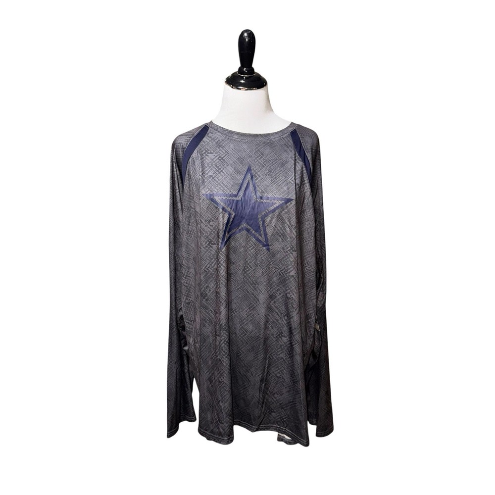 Dallas Cowboys Men’s Long Sleeve T-Shirt Top Size 2XL NFL Apparel Quick Drying
