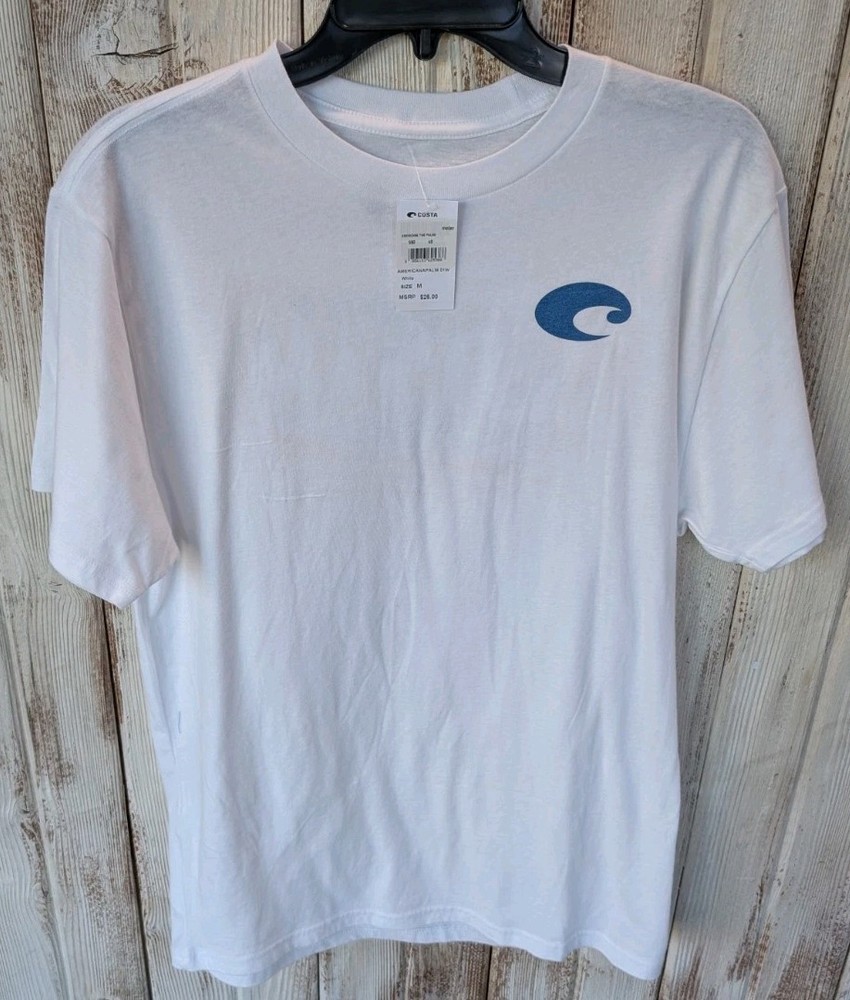 NWT! Costa Del Mar Men’s American Two Palms Shirt Size Medium