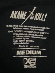 Akame ga Kill! SQUARE ENIX Officially Licensed Graphic Tee, Medium, EUC