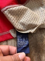 Vintage Rare 90s Tommy Jeans Hilfiger #85 Football Jersey Shirt Size L Red