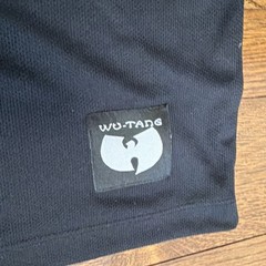 VINTAGE WU TANG CLAN #36 FOOTBALL JERSEY SHIRT RAP HIP HOP MEN SIZE Large BLACK