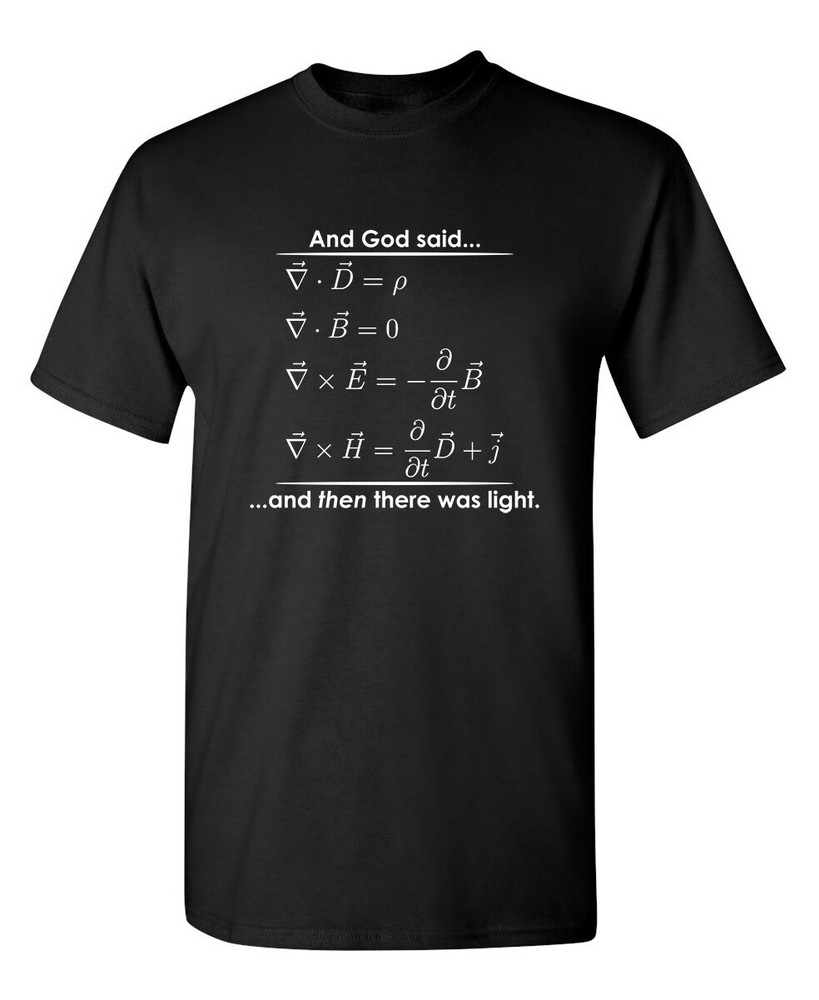 Then There Was Light Sarcastic Humor Graphic Novelty Funny T Shirt