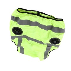 Cool Vest Summer Cooling Fan Waistcoat Air Conditioned Reflective Stripe