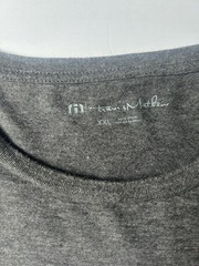 Men’s Travis Mathew Gray Long Sleeve Logo Crewneck T Shirt Size XXL