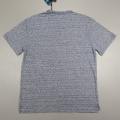 Kenneth Cole The Linen Knit Crew Neck Shirt S/S Lightweight Stretch Navy