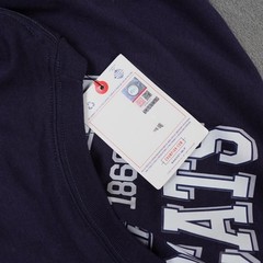 Champion T-Shirt Mens 3XL Navy Blue UNH New Hampshire Wildcats Collegiate Tee